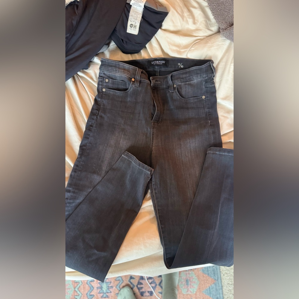 Liverpool Women's Charcoal Jeans - Picture 6 of 6